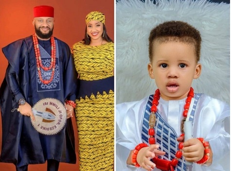 Yul Edochie unveils second son with Judy Austin