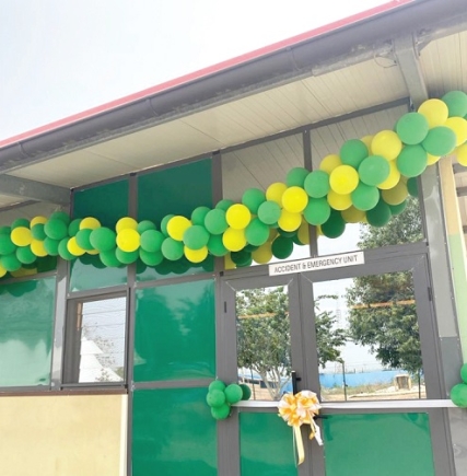 The accident/emergency centre inaugurated at Sege Polyclinic