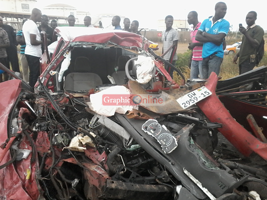 2 injured in Kpone Tema accident  5 