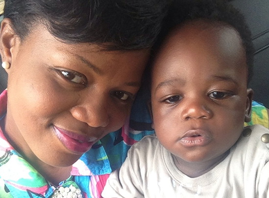 Mzbel and son, Aaron