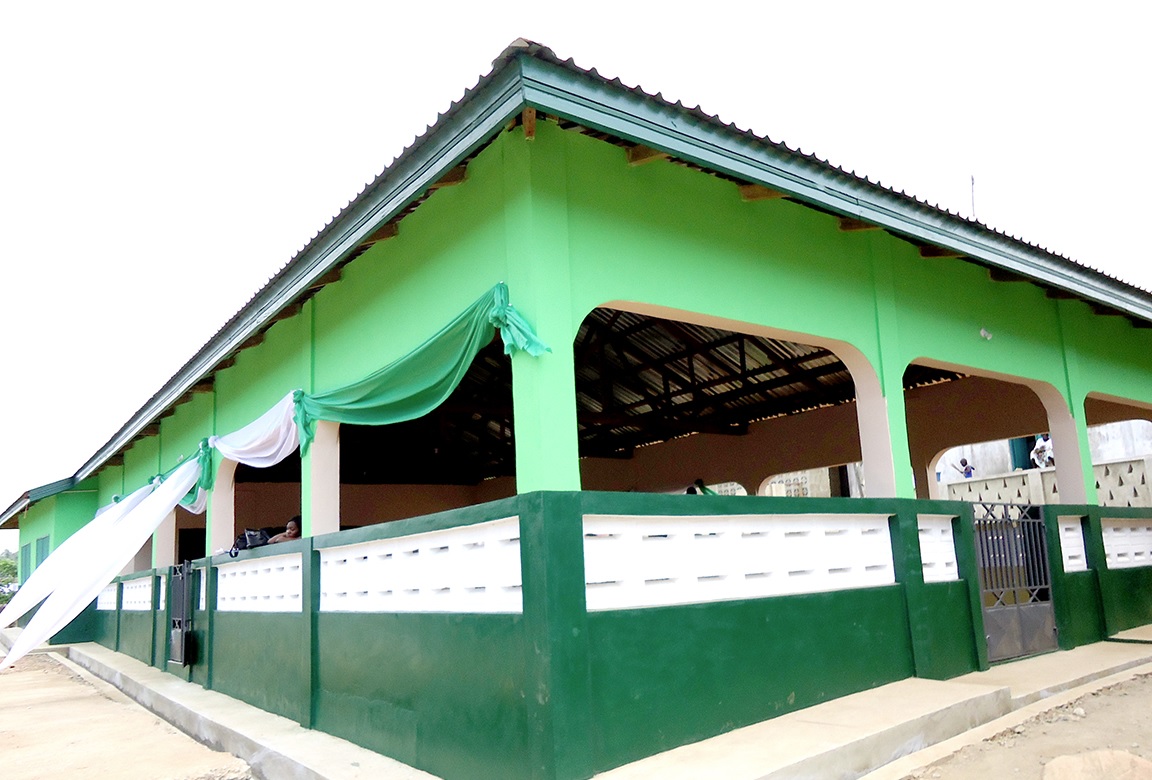 One of the community centres which was rehabilitated