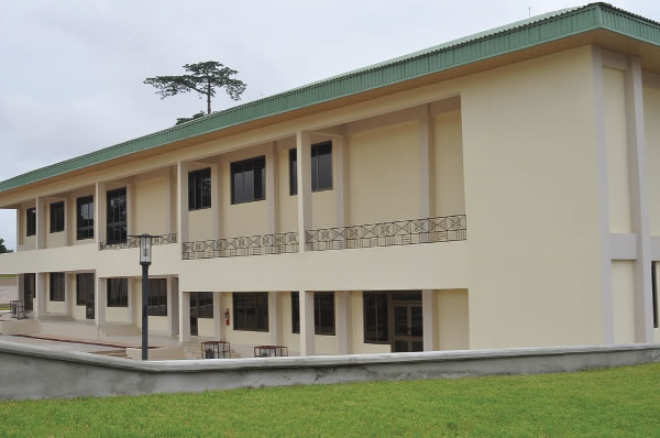 The newly constructed auditorium with 1200  seating capacity