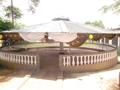 The newly constructed visitors lounge