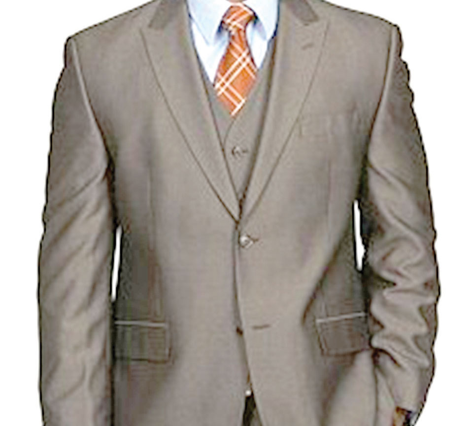 Three piece vested suit