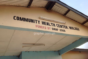 The abandoned health centre at Wulugu