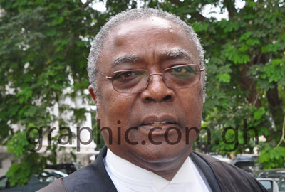lawyer Quarshie Idun, Counsel for second respondent