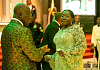 Otumfuo Osei Tutu II and Lady Julia on the dance floor