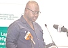 Francis Asenso-Boakye addressing the committee in Lagos, Nigeria