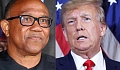 Peter Obi, 2023 Presidential candidate of the Labour Party (left) and Donald Trump