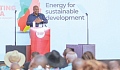 Former President John Mahama addressing players in the country’s energy industry at the Energy Sector Forum in Accra