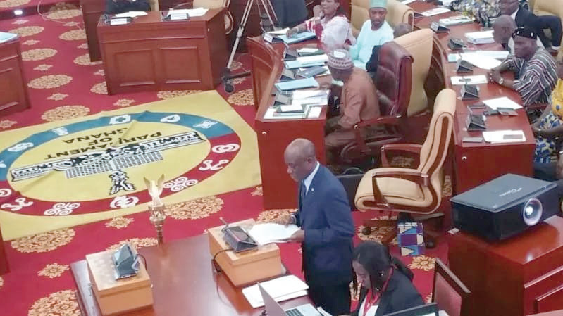  • Mr Seth Terkper, Finance Minister — Defending government estimates in parliament