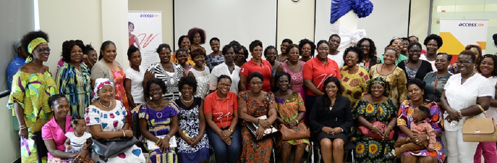 Some participants of the workshop with officials of Access Bank