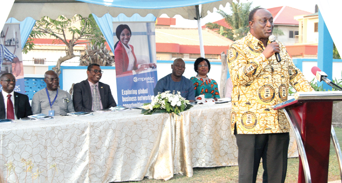 Mr Kyerematen speaking at the event