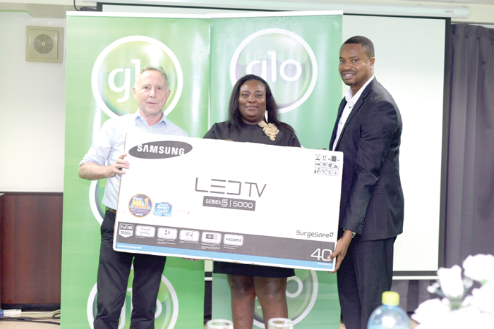 Glo fetes business partners in Accra