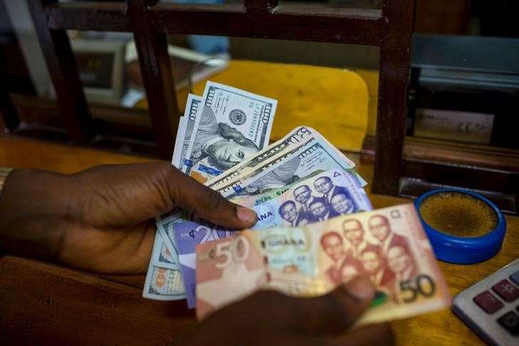 Ghana cedi at record lows