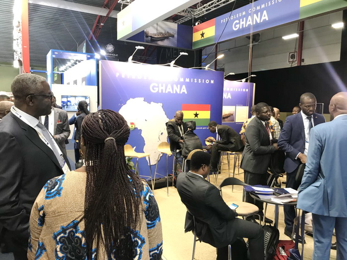 Participants at the Ghana stand at the ONS 2018