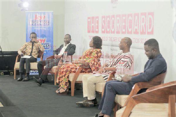 The panelists during the agriculture and rural development session at the Scorecard.