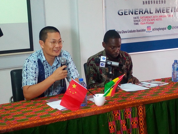 The Counselor of the Chinese Embassy in Ghana, Jiang Zhouteng