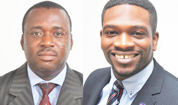 Mr Michael Kofi Andoh (left) and Mr Andrew Achampong –Kyei