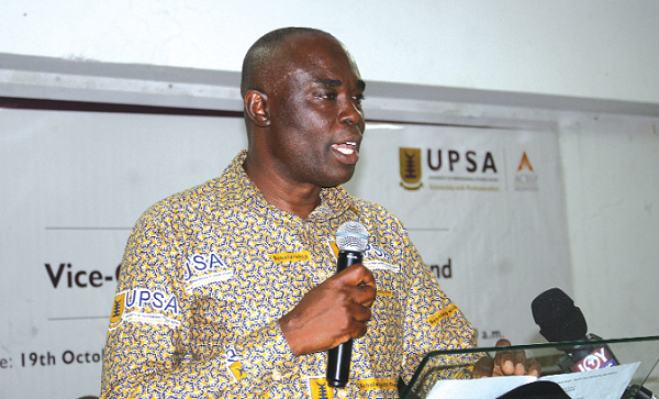 Prof. Abednego Okoe Amartey —  Vice Chancellor, UPSA 