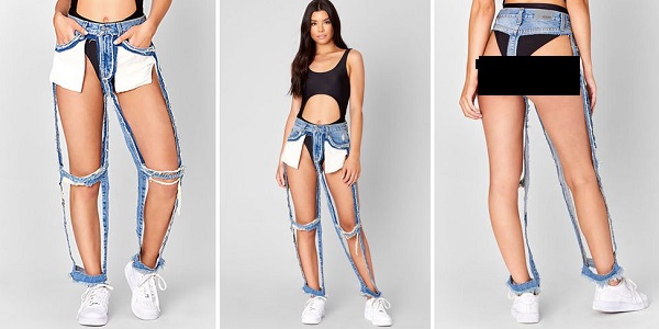 Extreme cut-out' jeans sell for $168, draw mixed reactions