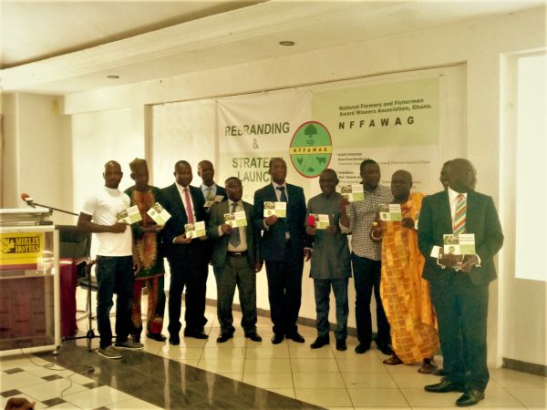 The dignitaries at the launch displaying the new document