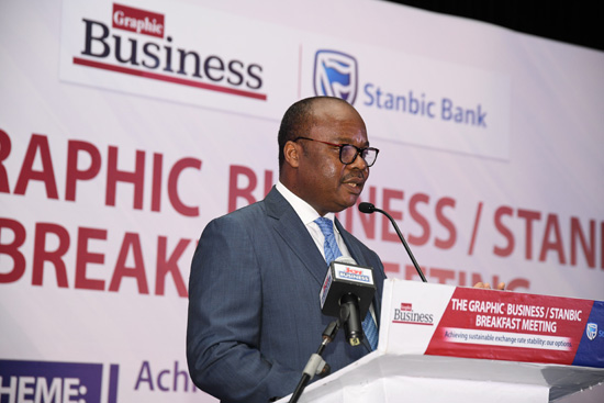 What BoG Governor Addison said at Graphic Business/Stanbic breakfast meeting