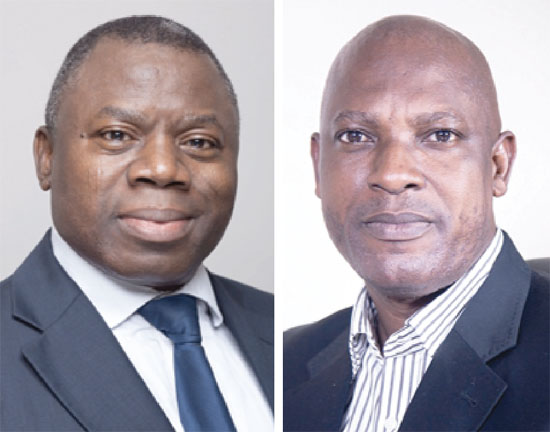 Mr Alhassan Andani and Mr Ato Afful — GCGL boss