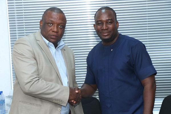 Bright Semanu Attah, CEO of Modello City Homes, and Mr Thomas Dagbo, Group CEO of Dagbo Ltd.