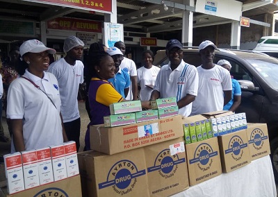 Three pharmaceutical companies donate to Kaneshie Polyclinic