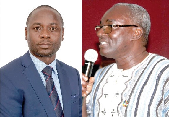 Prof Eric Osei-Assibey (left)and Dr Kodjo Esseim Mensah-Abrampa 