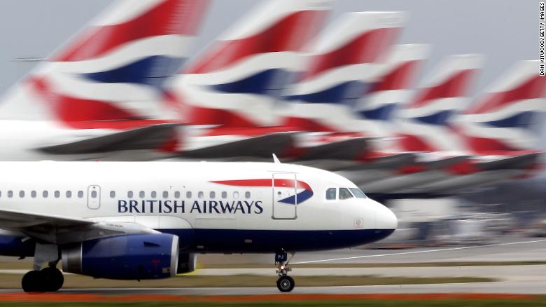 Nearly all British Airways flights canceled as pilots go on strike