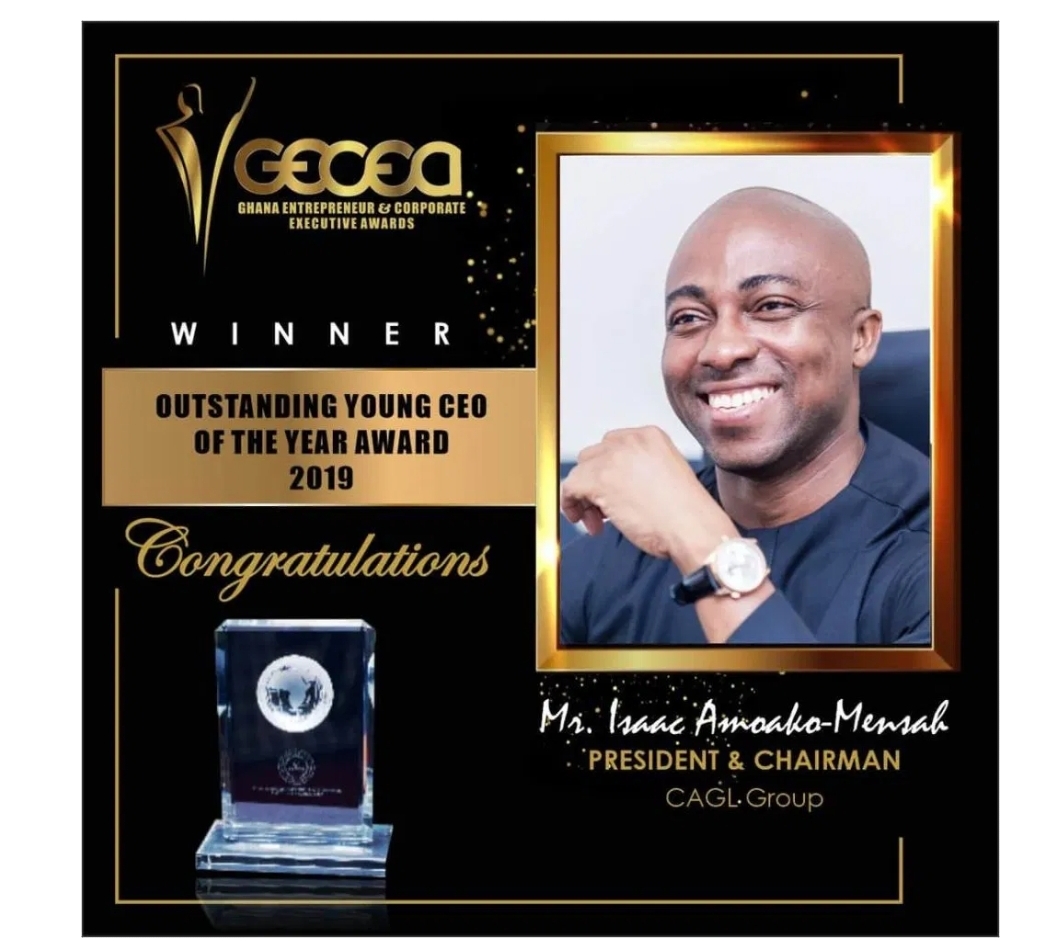 Isaac Amoako-Mensah wins Corporate Executives award 