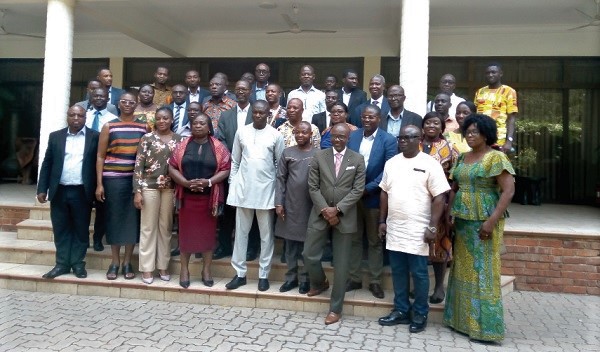 Participants in the launch of the GHEITI Reports 