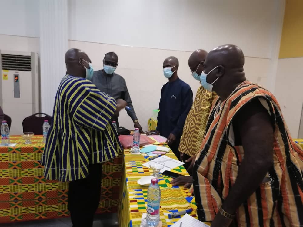 Some cashew industry players interacting during a breakout session 