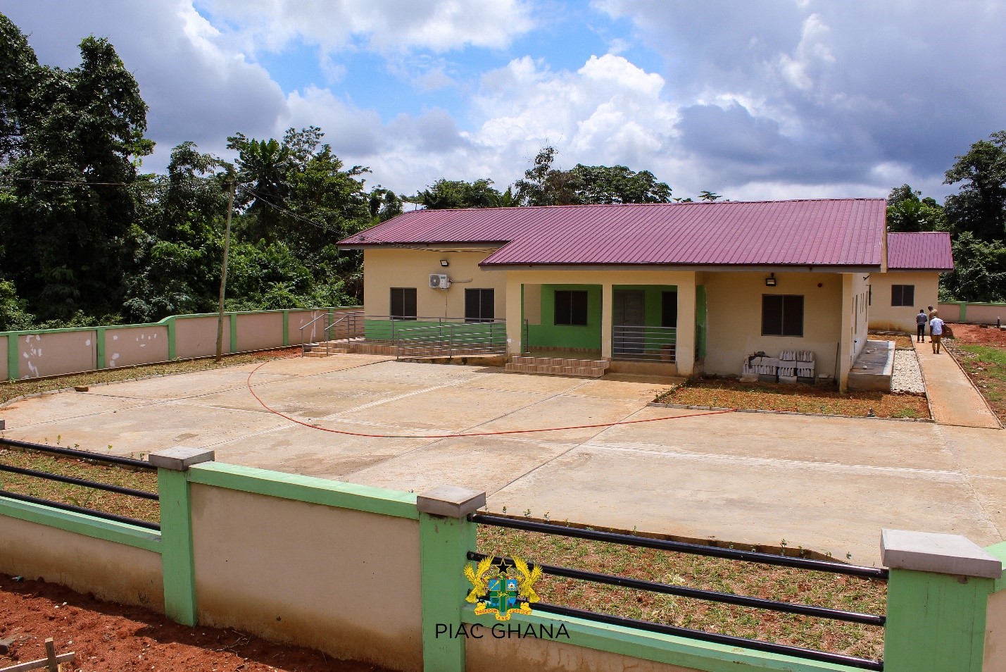 The construction of this CHPS compound was fully funded from the ABFA.