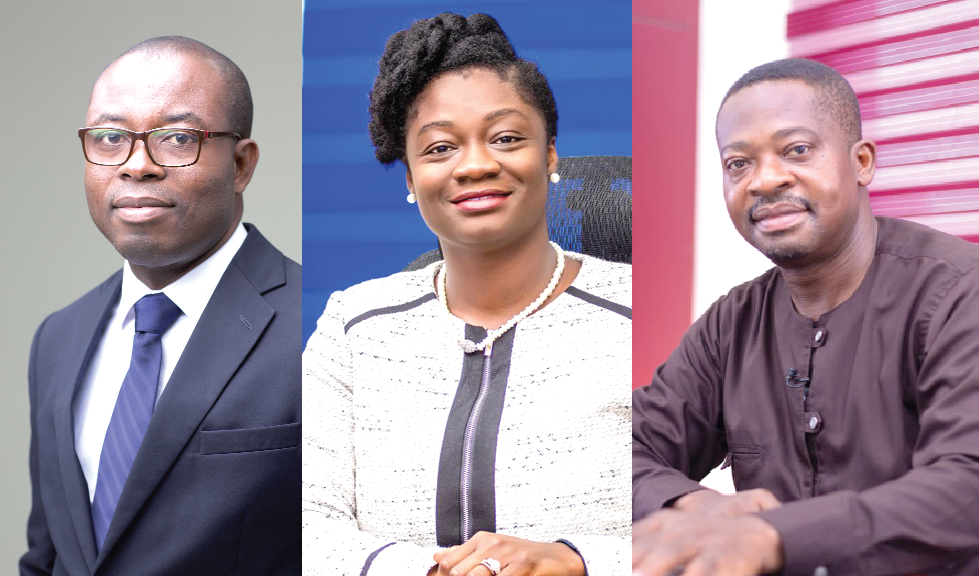 Mr Kafui Bimpe — Group Head of Business Banking at Access Bank, Mrs Kosi Yankey-Ayeh — Executive Director of the National Board for Small Scale Industries and Mr Seth Twum-Akwaboah — Association of Ghana Industries