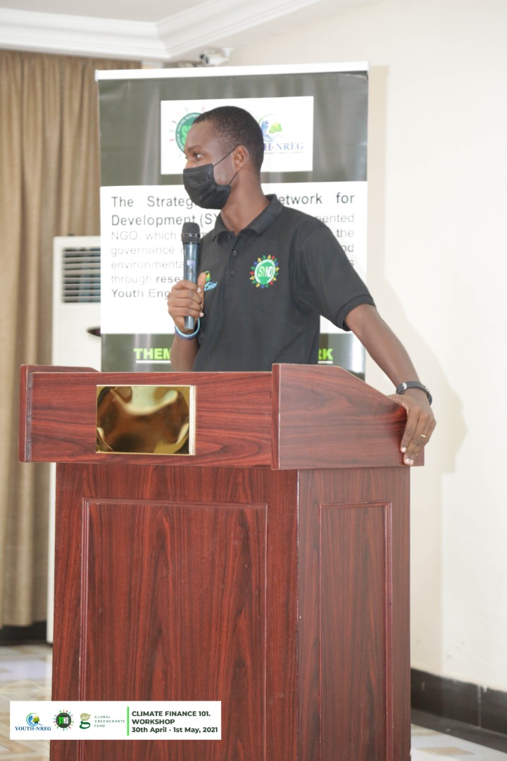 Mr Chibeke Ezekiel,Coordinator of SYND