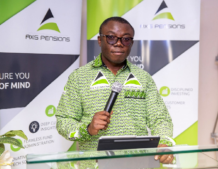 Mr Afriyie Oware -The Chief Executive Officer of Axis Pension Trust,