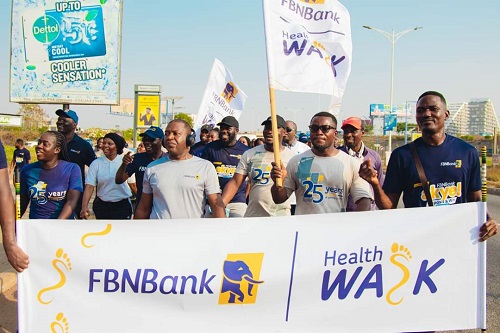 FBNBank kicks off 2024 with health walk
