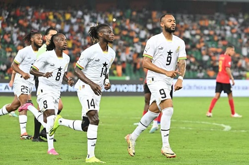 AFCON 2023: Ghana v Mozambique; Jordan Ayew gives Ghana halftime lead