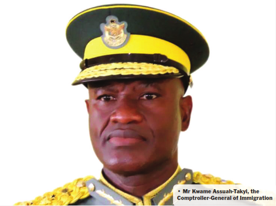 Mr. Kwame Assuah-Takyi, the Comptroller-General of Immigration