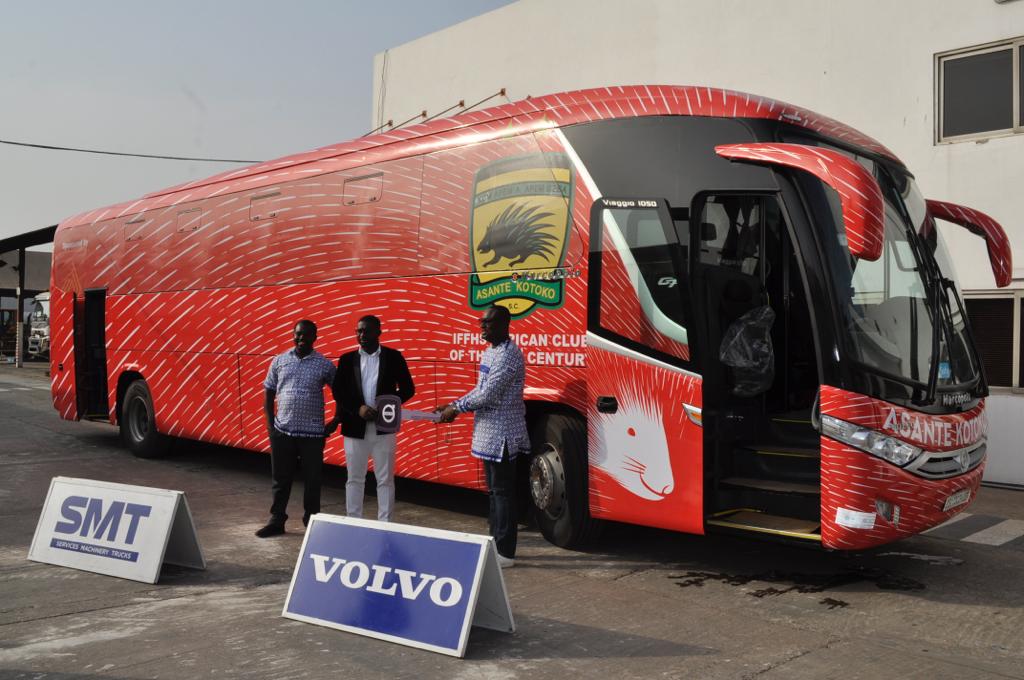 Kotoko gets first customised Volvo–Marcopolo bus from SMT Ghana