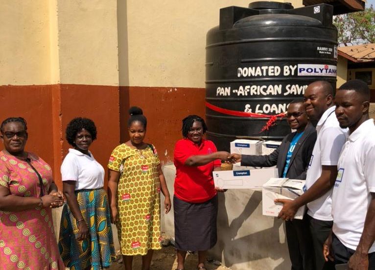 Pan-African Savings and Loans donates to 2 schools