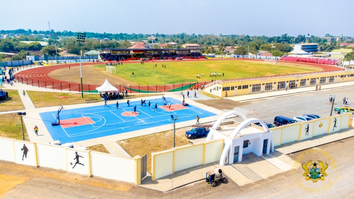 President Akufo-Addo unveils Koforidua Sports Stadium
