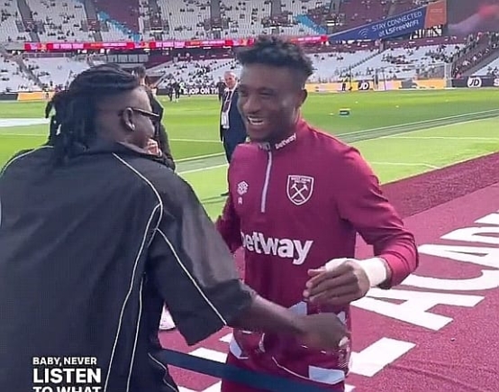 Watch Stonebwoy’s celebration of Kudus’ goal against Newcastle United ...