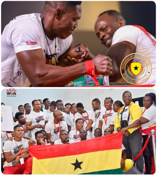 Hosts Ghana dominates medal table as 12th Africa Armwrestling Championship begins
