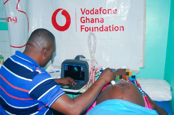 Vodafone rural ultrasound scan project: Expectant mother goes into labour during screening