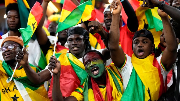 A section of Ghanaian fans