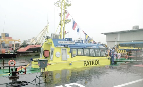 One of the new marine crafts procured by GPHA